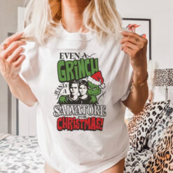 Even A Grinch Wants A Salvatore For Christmas 2024 T Shirt