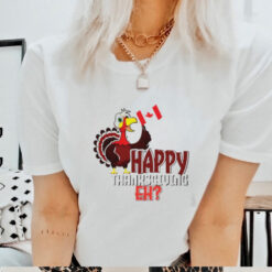 Fall Autumn Turkey Canadian Canada Happy Thanksgiving shirt