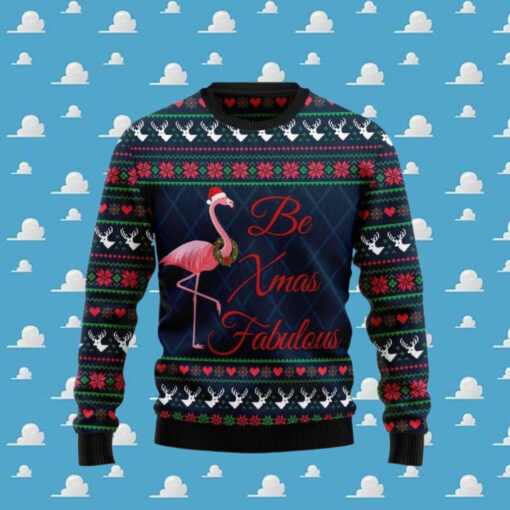 Flamingo Be Xmas Fabulous Ugly Sweater