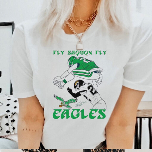 Fly Saquon Fly Eagles Saquon Barkley The Reverse Hurdle Jarrian Jones shirt