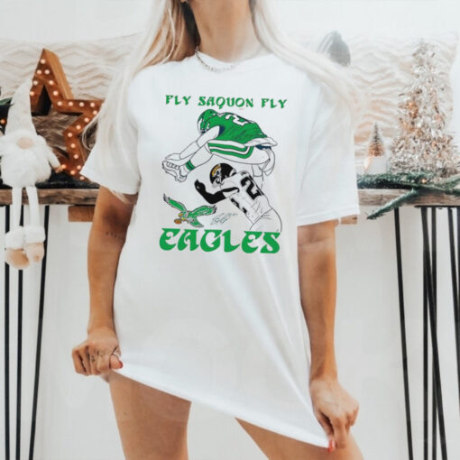 Fly Saquon Fly Eagles Saquon Barkley The Reverse Hurdle Jarrian Jones shirt