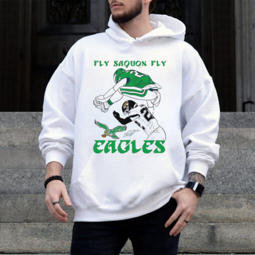 Fly Saquon Fly Eagles Saquon Barkley The Reverse Hurdle Jarrian Jones shirt