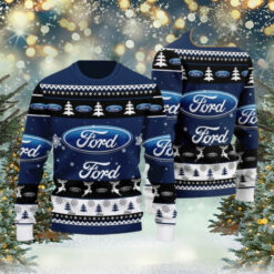 Ford 2024 Christmas Navy Ugly Sweater