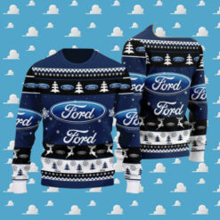 Ford 2024 Christmas Navy Ugly Sweater