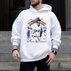 Freddie Freeman Los Angeles Dodgers World Series Champions signature graphic shirt