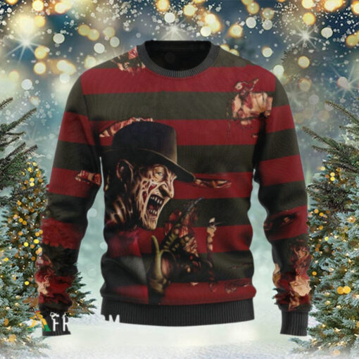 Freddy Krueger Christmas Christmas Ugly Sweater Mens