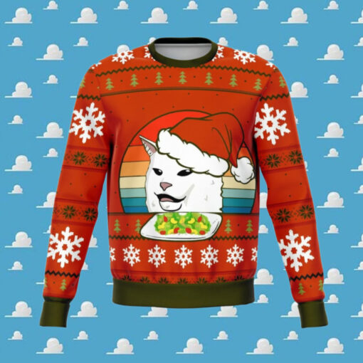 Funny Cat Meme Ugly Christmas Sweater