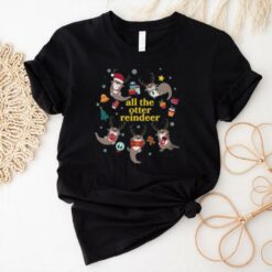 Funny Christmas All The Otter Reindeer Long Sleeve Shirt