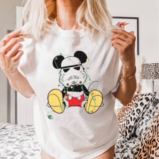 Funny Disney Mickey Stormtrooper Christmas Shirt