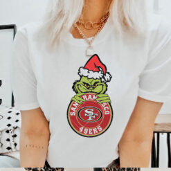 Funny Grinch San Francisco 49ers Logo shirt