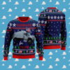 Siberian Husky And Reindeers Car Ugly Christmas Sweater