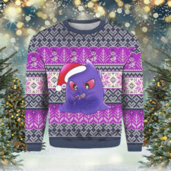 Gengar Christmas Ugly Sweater