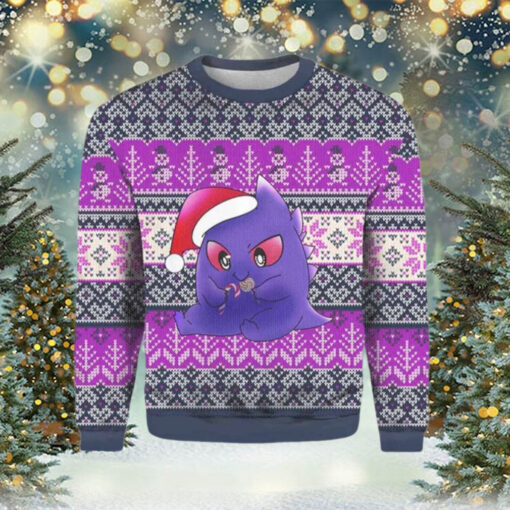 Gengar Christmas Ugly Sweater