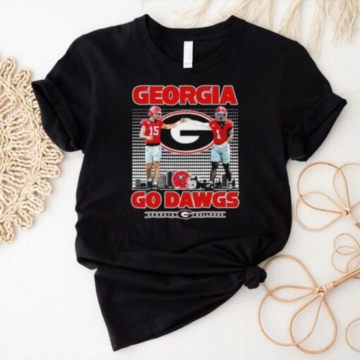 Georgia Bulldogs Go Dawgs Carson Beck And Trevor Etienne Shirt