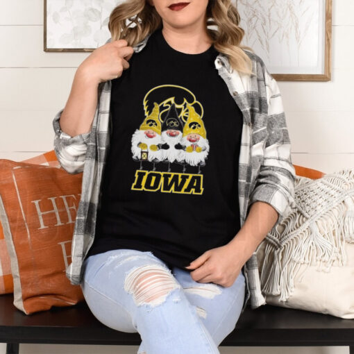 Gnomes Iowa Hawkeyes Merry Christmas 2024 Shirt