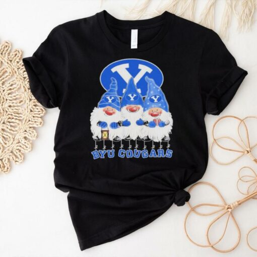 Gnomes X Byu Cougars Merry Christmas Shirt