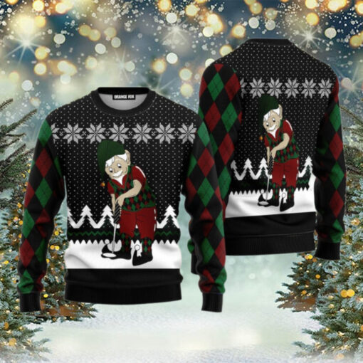 Golf Lover Ugly Christmas Sweater