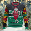 Golf Santa Christmas Ugly Sweater