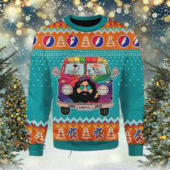 Grateful Dead 1965 Go By Bus Chirstmas Gifts 2024 Xmas For Family And Friends Ugly Sweater