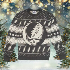 Grateful Dead Steal Your Face Chirstmas Gifts 2024 Xmas For Family And Friends Ugly Sweater