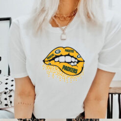 Green Bay Packers lip shirt