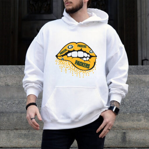 Green Bay Packers lip shirt