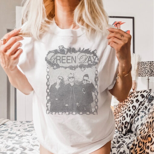 Green Day Group Photo T Shirt