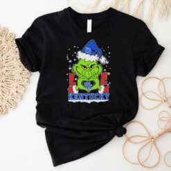 Grinch Hand Love Kentucky Wildcats Christmas Shirt