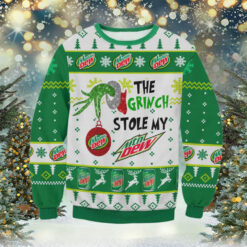 Grinch Stole Mountain Dew Ugly Sweater