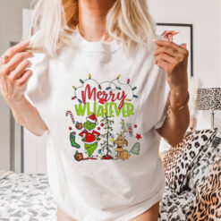 Grinch and dog Merry Whatever Christmas shirt