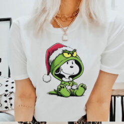 Grinch disguise Snoopy christmas shirt