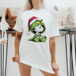 Grinch disguise Snoopy christmas shirt