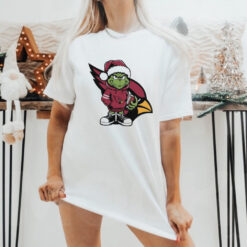 Grinch hug ball Arizona Cardinals Christmas shirt