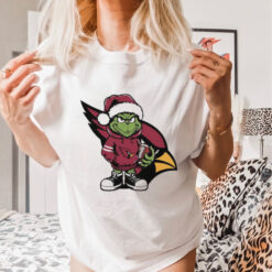 Grinch hug ball Arizona Cardinals Christmas shirt