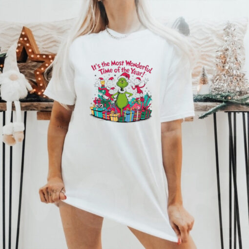 Grinch it’s the most wonderful time of the year Christmas shirt