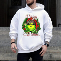 Grinch merry Christmas wreath shirt