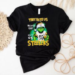 Grinch they hate us because ain’t us Pittsburgh Steelers shirt