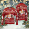 Elephant Cute Red Pattern Ugly Christmas Sweater