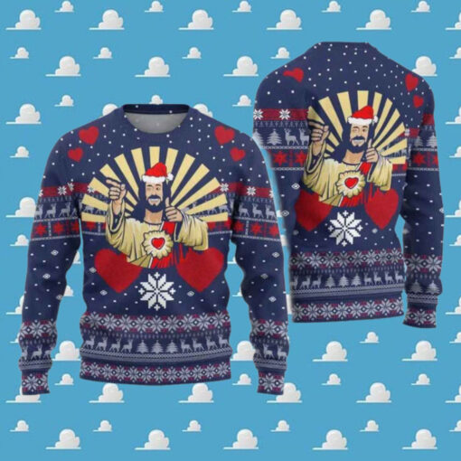 Happy Jesus Ugly Christmas Sweater