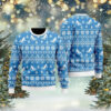 Seamless Christmas Pattern Corgis Ugly Sweater