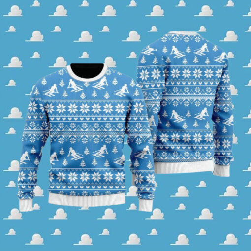 Happy Skiing Winter Sport Ugly Sweater