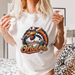 Happy Thanksgiving Baltimore Orioles Baseball Turkey 2024 Shirt