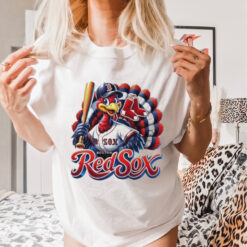 Happy Thanksgiving Boston Red Sox Baseball Turkey 2024 Shirt