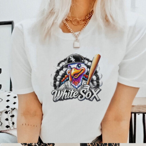 Happy Thanksgiving Boston White Sox Baseball Turkey 2024 Shirt