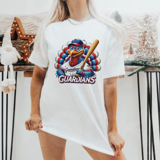 Happy Thanksgiving Cleveland Guardians Baseball Turkey 2024 Shirt