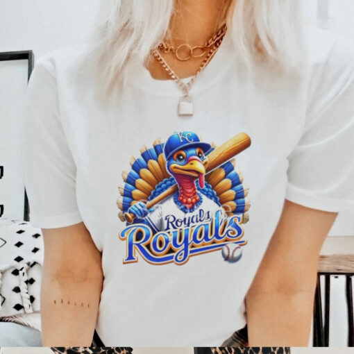 Happy Thanksgiving Kansas City Royals Baseball Turkey 2024 Shirt