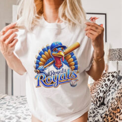 Happy Thanksgiving Kansas City Royals Baseball Turkey 2024 Shirt