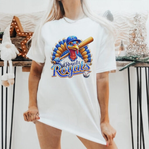 Happy Thanksgiving Kansas City Royals Baseball Turkey 2024 Shirt