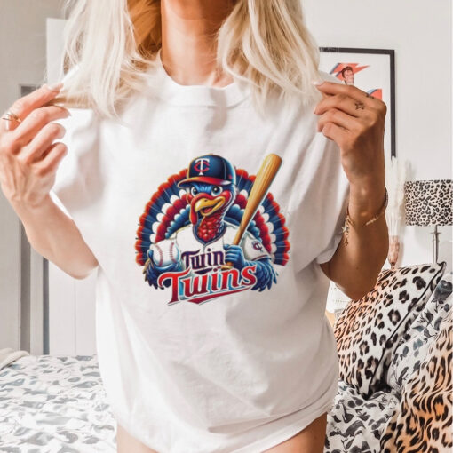 Happy Thanksgiving Minnesota Twins Baseball Turkey 2024 Shirt