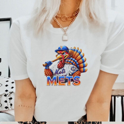 Happy Thanksgiving New York Mets Baseball Turkey 2024 Shirt